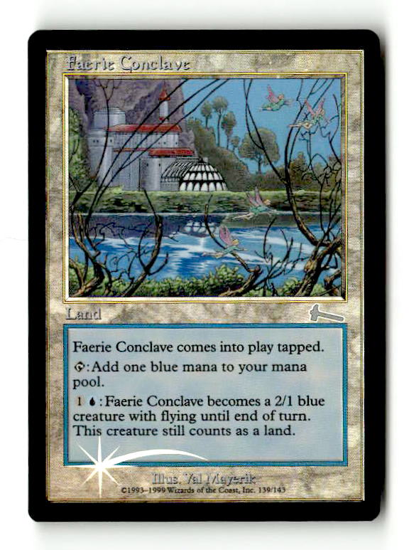 Faerie Conclave (ULG-139) [Urza's Legacy] Foil - Scan (LB-151) High End MTG Single Wizards of the Coast