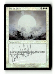 Wrath of God (7ED-057) [7th Edition] Foil (Artist Signed) (Spanish) - Scan (LB-153) High End MTG Single Wizards of the Coast