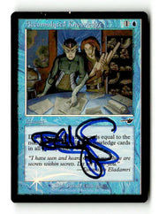 Accumulated Knowledge (NMS-026) [Nemesis] Foil (Artist Signed) - Scan (LB-160) High End MTG Single Wizards of the Coast