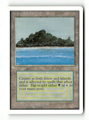 Tropical Island (2ED-284) [Oldschool] Unlimited Edition - Scan (LB-164) High End MTG Single Wizards of the Coast