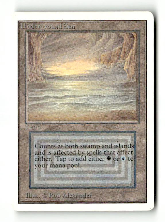 Underground Sea (2ED-286) [Oldschool] Unlimited Edition - Scan (LB-168) High End MTG Single Wizards of the Coast
