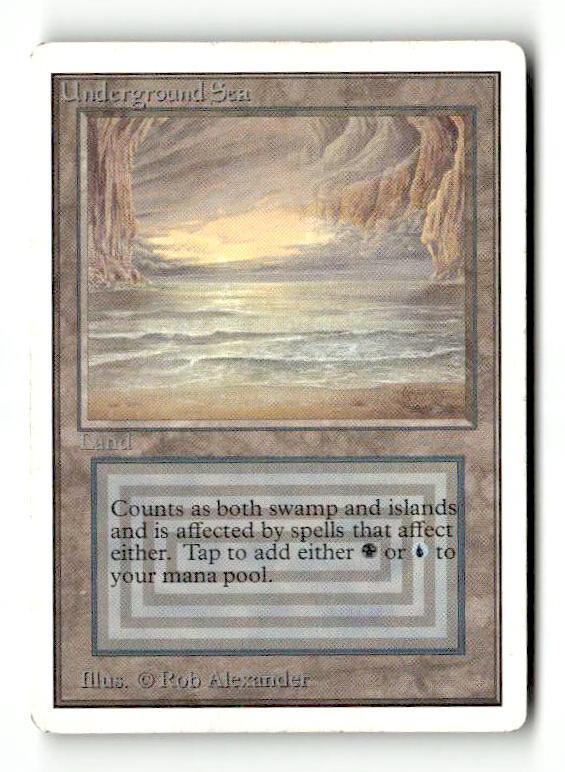 Underground Sea (2ED-286) [Oldschool] Unlimited Edition - Scan (LB-169) High End MTG Single Wizards of the Coast