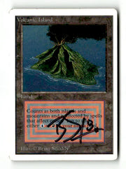 Volcanic Island (Artist Signed) (2ED-287) [Oldschool] Unlimited Edition - Scan (LB-170) High End MTG Single Wizards of the Coast