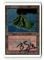 Volcanic Island (Artist Signed) (2ED-287) [Oldschool] Unlimited Edition - Scan (LB-171) High End MTG Single Wizards of the Coast