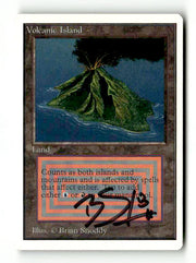 Volcanic Island (Artist Signed) (2ED-287) [Oldschool] Unlimited Edition - Scan (LB-172) High End MTG Single Wizards of the Coast