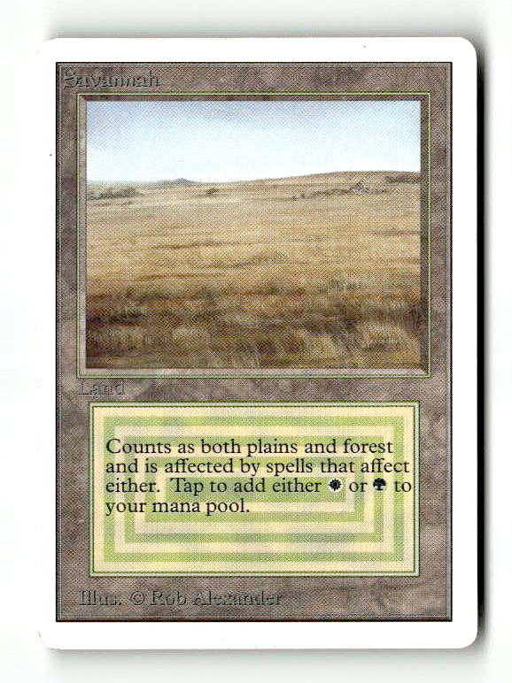 Savannah (2ED-281) [Oldschool] Unlimited Edition - Scan (LB-173) High End MTG Single Wizards of the Coast