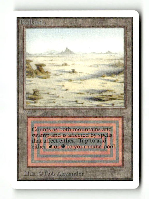 Badlands (2ED-) [Oldschool] Unlimited Edition - Scan (LB-179) High End MTG Single Wizards of the Coast