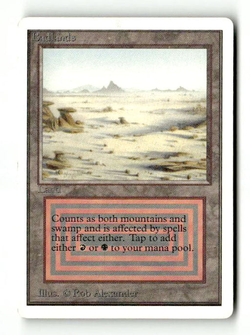 Badlands (2ED-) [Oldschool] Unlimited Edition - Scan (LB-182) High End MTG Single Wizards of the Coast