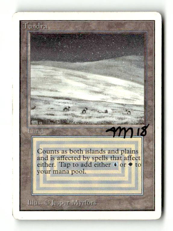 Tundra (Artist Signed) (2ED-285) [Oldschool] Unlimited Edition - Scan (LB-186) High End MTG Single Wizards of the Coast