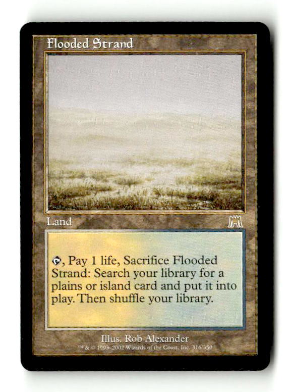 Flooded Strand (ONS-316) [Onslaught] - Scan (LB-197) High End MTG Single Wizards of the Coast