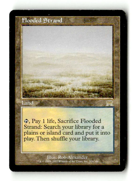 Flooded Strand (ONS-316) [Onslaught] - Scan (LB-199) High End MTG Single Wizards of the Coast