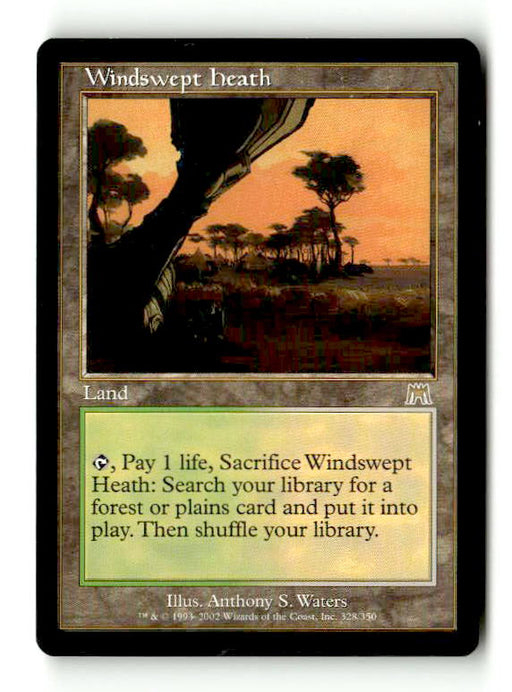 Windswept Heath (ONS-328) [Onslaught] - Scan (LB-206) High End MTG Single Wizards of the Coast