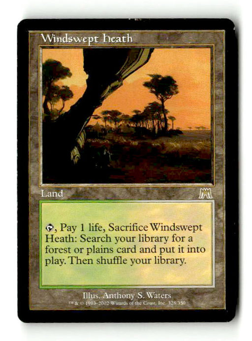 Windswept Heath (ONS-328) [Onslaught] - Scan (LB-207) High End MTG Single Wizards of the Coast