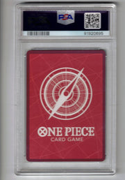 Kouzuki Oden (Alternate Art) [Romance Dawn] - Scan: PSA GEM MT 10 (LB-113) One Piece Single - High End and Graded Bandai