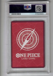 Crocodile (Alternate Art) [Romance Dawn] - Scan: PSA GEM MT 10 (LB-114) One Piece Single - High End and Graded Bandai