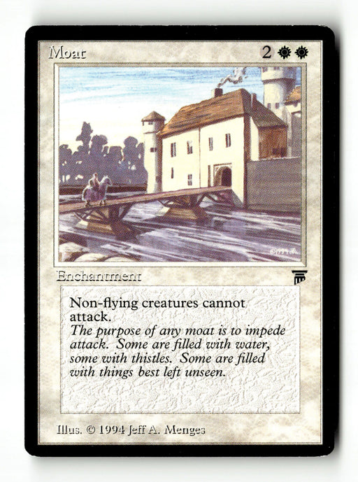 Moat [Legends] - Scan (LB-106) High End MTG Single Magic: The Gathering