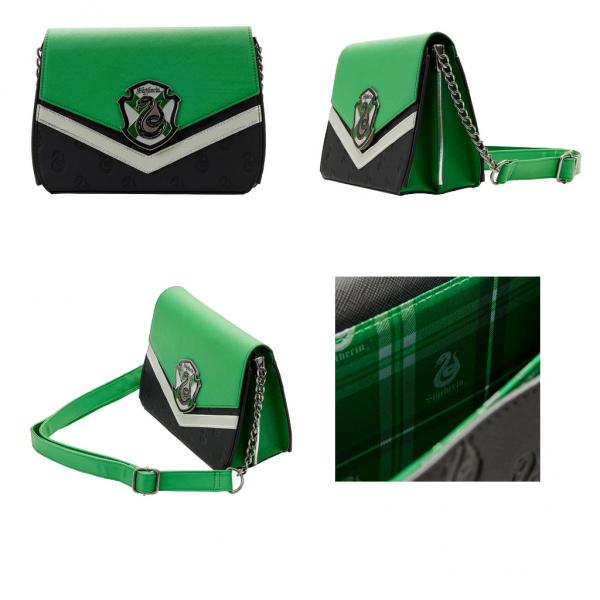 Loungefly: Slytherin Chain Crossbody Apparel & Merchandise Loungefly   