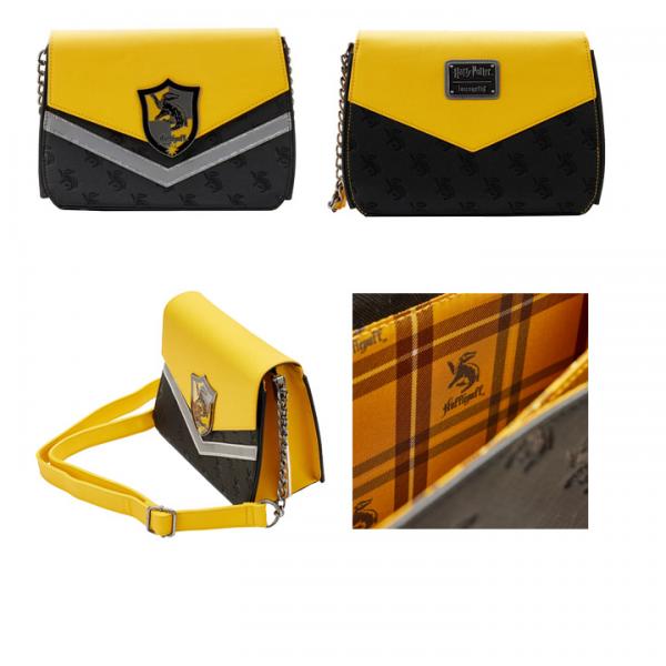Loungefly: Hufflepuff Chain Crossbody Apparel & Merchandise Loungefly   