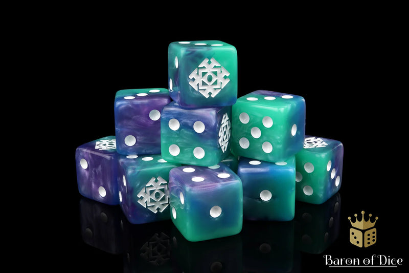 Baron of Dice: "Mountain Treasure" 25x16mm Square Corner Dice Dice & Gaming Accessories Baron of Dice