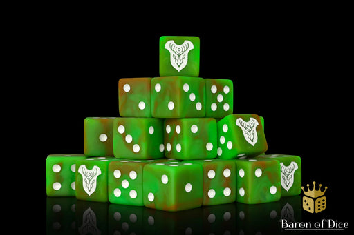 Baron of Dice: "Stag" 25x16mm Square Corner Dice Dice & Gaming Accessories Baron of Dice