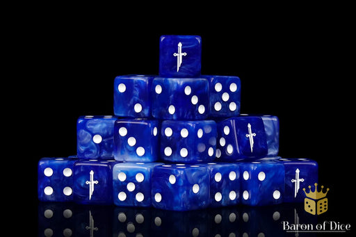 Baron of Dice: "Broken Sword" 25x16mm Square Corner Dice Dice & Gaming Accessories Baron of Dice