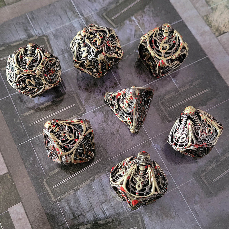 Forged Gaming: Metal 7-Die Set - "Lich Slayer" Dice & Gaming Accessories Forged Gaming