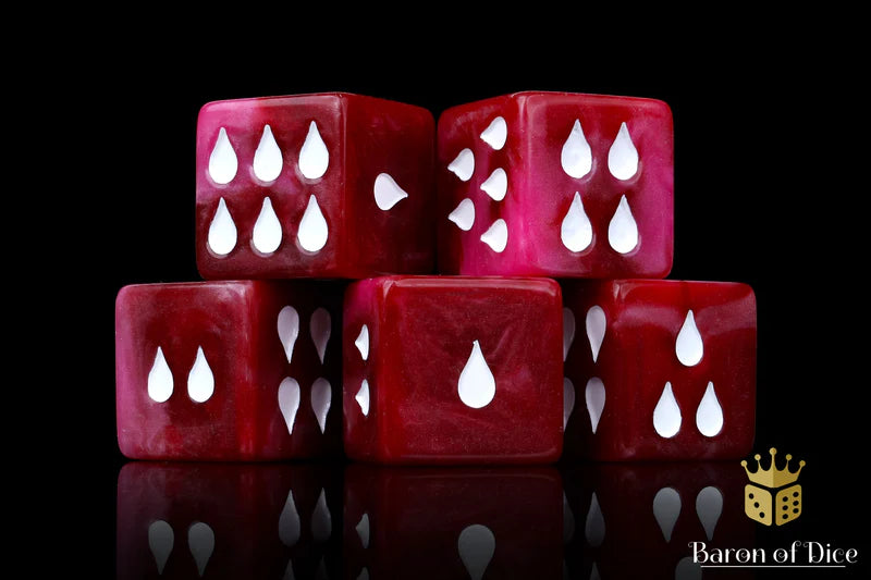 Baron of Dice: Life Wound - Counter Dice x5 Dice & Gaming Accessories Baron of Dice