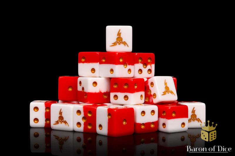 Baron of Dice: "Lightning Lords" 25x16mm Square Corner Dice Dice & Gaming Accessories Baron of Dice