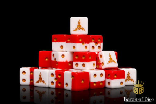 Baron of Dice: "Lightning Lords" 25x16mm Square Corner Dice Dice & Gaming Accessories Baron of Dice