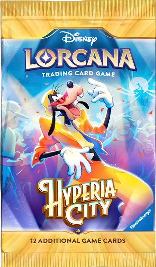 Disney Lorcana: Hyperia City - Booster Pack (Limit 24) (Ships Oct 23) Lorcana Sealed Ravensburger