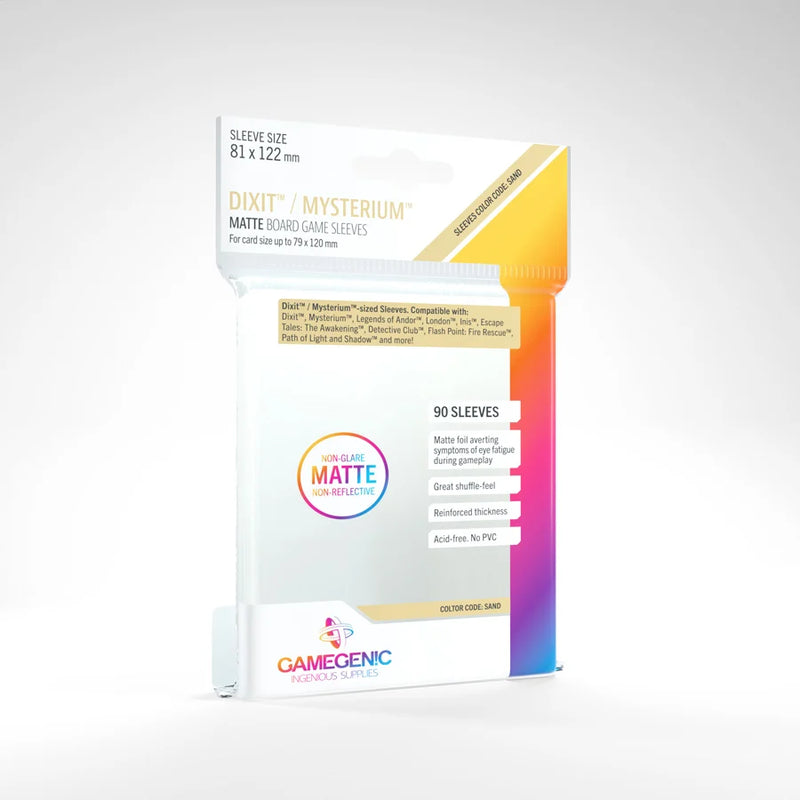 Gamegenic: Board Game Sleeves - Matte Dixit/Mysterium 90Ct (81mm x 122mm) Board Game Sleeves Gamegenic