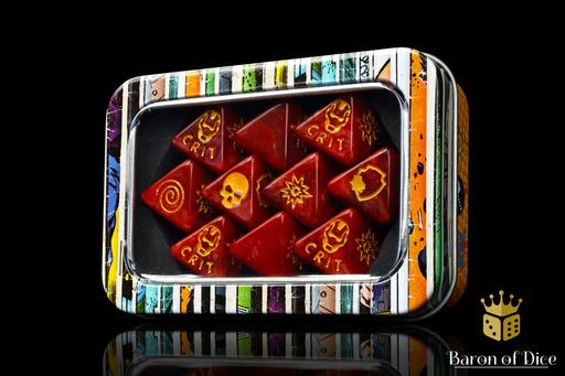 Baron of Dice: "Armoured Suit" D8 Skirmish Dice Set Dice & Gaming Accessories Baron of Dice