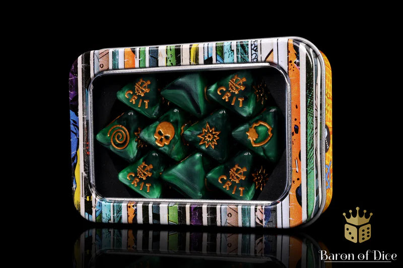 Baron of Dice: "Outsiders" D8 Skirmish Dice Set Dice & Gaming Accessories Baron of Dice