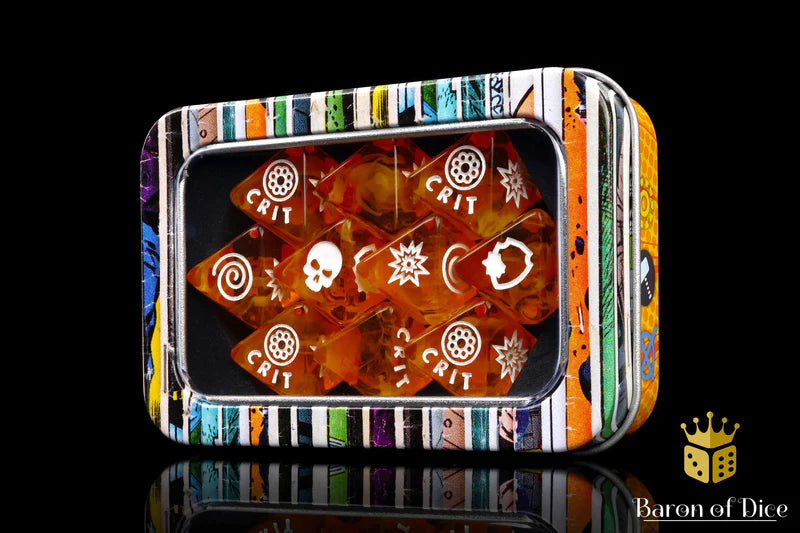 Baron of Dice: "Mysterious" D8 Skirmish Dice Set Dice & Gaming Accessories Baron of Dice