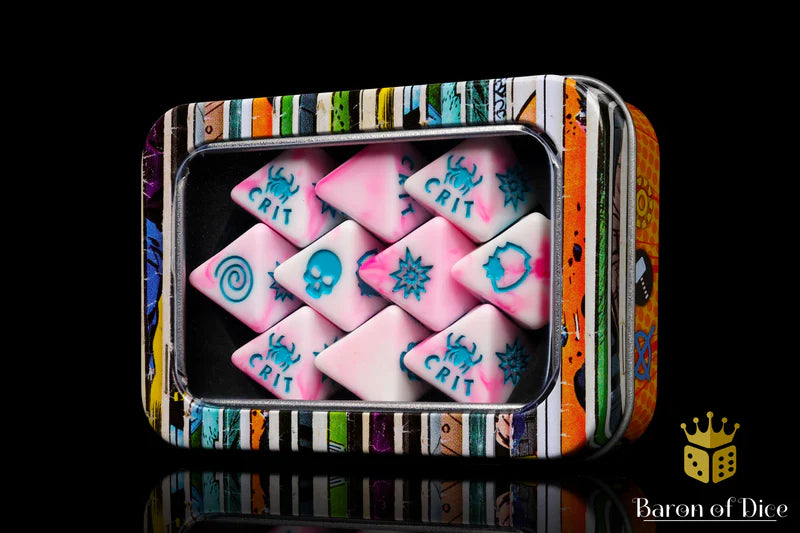 Baron of Dice: "Spectral Spider" D8 Skirmish Dice Set Dice & Gaming Accessories Baron of Dice