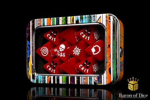 Baron of Dice: "Merc for Hire" D8 Skirmish Dice Set Dice & Gaming Accessories Baron of Dice