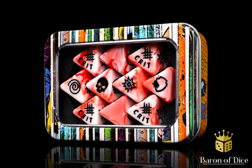 Baron of Dice: "Bloody Claws" D8 Skirmish Dice Set Dice & Gaming Accessories Baron of Dice