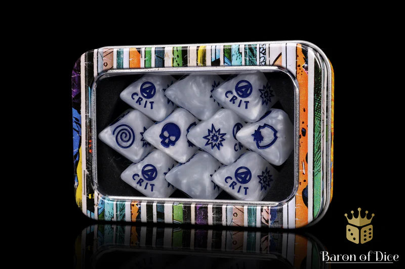 Baron of Dice: "Four For All" D8 Skirmish Dice Set Dice & Gaming Accessories Baron of Dice