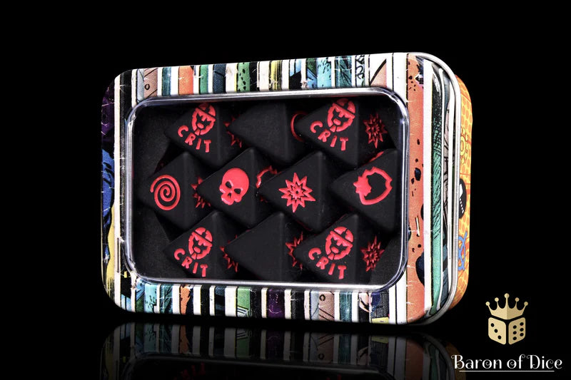 Baron of Dice: "Extinction" D8 Skirmish Dice Set Dice & Gaming Accessories Baron of Dice