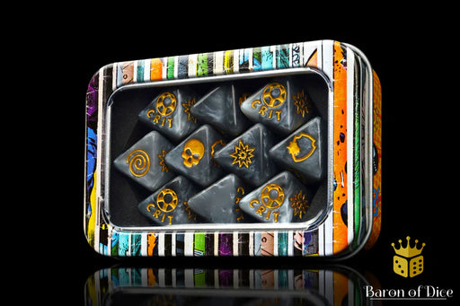 Baron of Dice: "The Dark Sons" D8 Skirmish Dice Set Dice & Gaming Accessories Baron of Dice