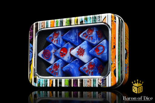 Baron of Dice: "Heroic Spider" D8 Skirmish Dice Set Dice & Gaming Accessories Baron of Dice
