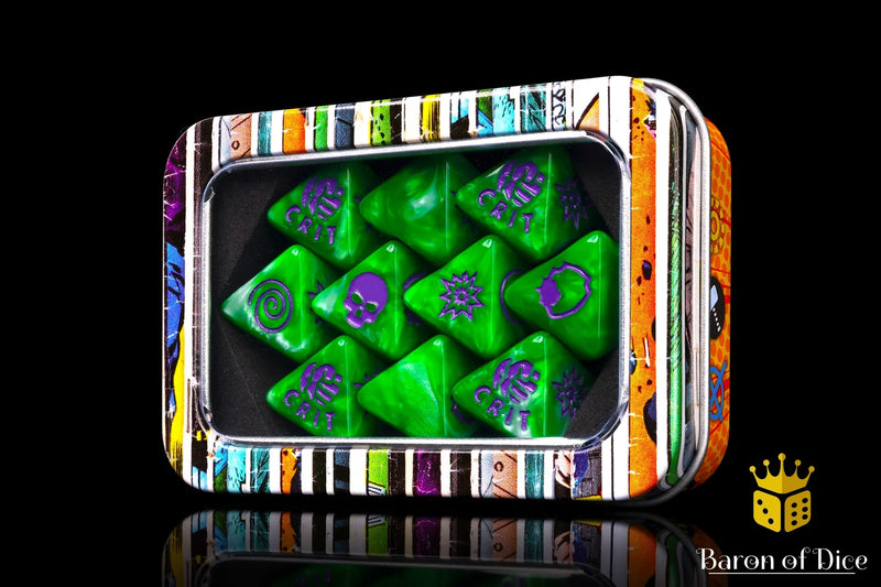 Baron of Dice: "Smash!" D8 Skirmish Dice Set Dice & Gaming Accessories Baron of Dice