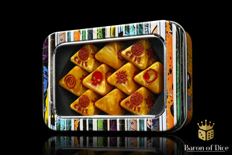 Baron of Dice: "Nuclear Reactor" D8 Skirmish Dice Set Dice & Gaming Accessories Baron of Dice