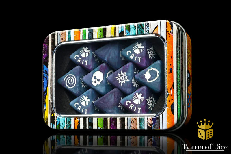 Baron of Dice: "Secret Collective" D8 Skirmish Dice Set Dice & Gaming Accessories Baron of Dice