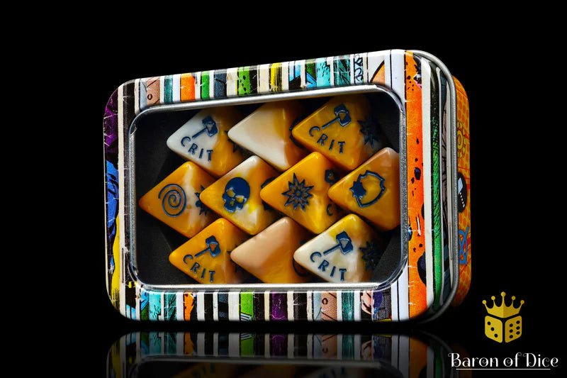 Baron of Dice: "Thor's Hammer" D8 Skirmish Dice Set Dice & Gaming Accessories Baron of Dice