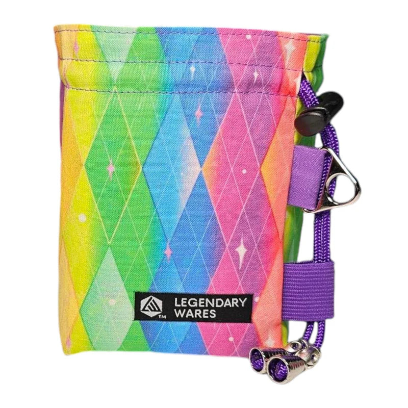 Legendary Wares: Argyle Rainbow Dice Bag (Medium) Dice & Gaming Accessories Baron of Dice