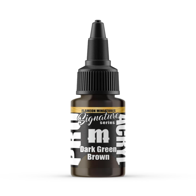 Monument Hobbies: Pro Acryl - Flameon Dark Green Brown Model Paints Warp Speed Distribution