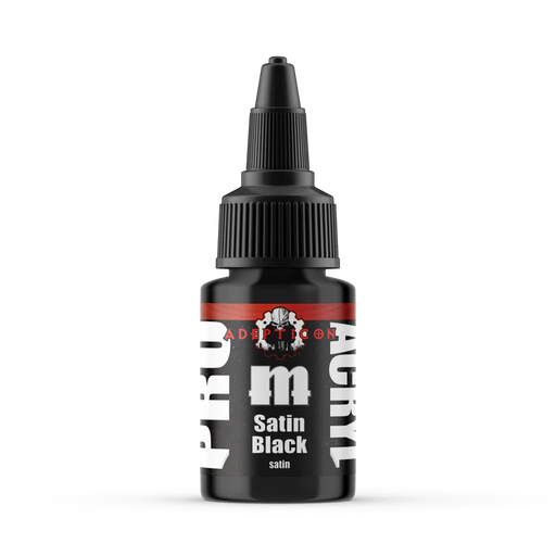 Monument Hobbies: Pro Acryl - AdeptiCon Satin Black Model Paints Warp Speed Distribution