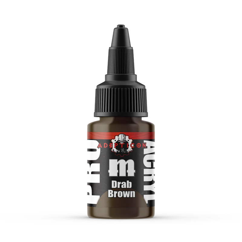 Monument Hobbies: Pro Acryl - AdeptiCon Drab Brown Model Paints Warp Speed Distribution
