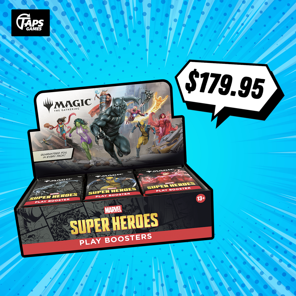 MTG Marvel Super Heroes Play Booster Box - $179.95